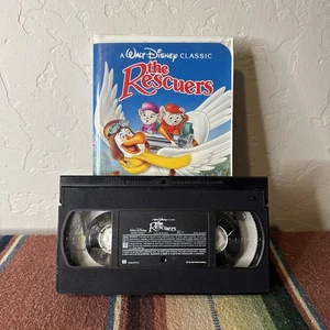 Walt Disney Classic The Rescuers VHS Black Diamond Edition Clamshell Sealed - Foto 1 di 5