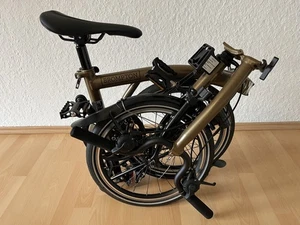 Brompton P-Line 12-Gang Bronze Sky metallic Wie Neu Lesen! Aus 06/25 CrMo/Titan! - Bild 1 von 17