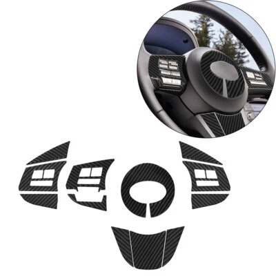 Отделка салона на пуговицах рулевого колеса из углеродного волокна для Subaru Legacy Outback - Изображение 1 из 4