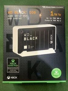 Western Digital WD_BLACK D30 1TB USB-C Game Drive SSD for Xbox New Sealed - Picture 1 of 1