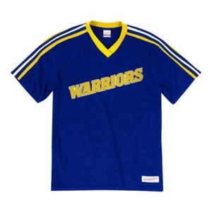 Youth Mitchell & Ness NBA Golden State Warriors Overtime Win V-Neck Tee - Picture 1 of 1