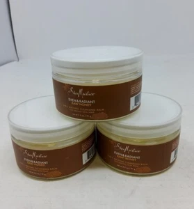 Shea Moisture 3 Pack Even & Radiant Raw Honey 3-In-1 Melting Cleansing Balm 3oz - Picture 1 of 1
