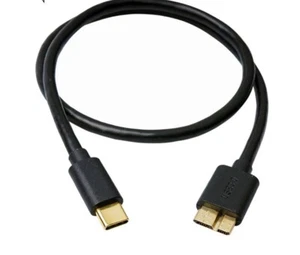 USB 3.1 Type C (USB-C) to USB 3.0 Micro-B Cable For Apple Macbook Pro Chromebook - Picture 1 of 14