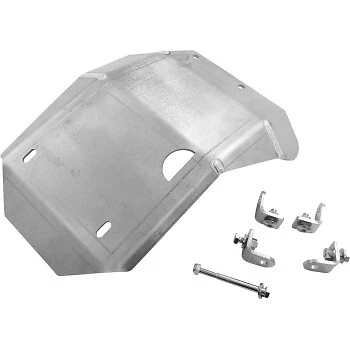 Yamaha TT-R 230 2005-2025 placa de deslizamiento de aluminio anodizado - plateado Foto 1 de 4