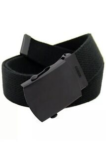 2 pack 56” Military Style Canvas Web Belt, 