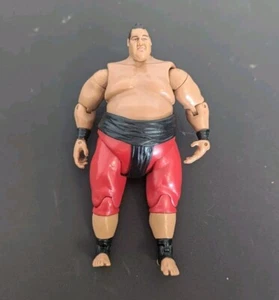 2004 WWE Classic Superstars Series 4 Yokozuna Figure Jakks Pacific Red Trunks - Bild 1 von 6