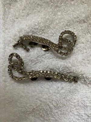 Impresionante clip de hebillas de zapato vintage Musi eduardiano  Foto 1 de 4