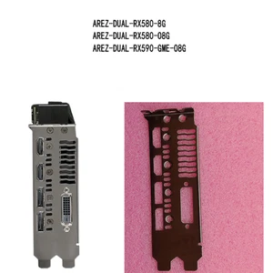 I/O IO shield for ASUS AREZ-DUAL-RX580-O8G Graphics Card Backplate Bracket Panel - Photo 1/1