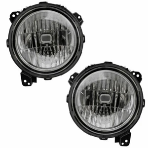 FIT FOR JP WRANGLER 2018 2019 HEADLIGHT HALOGEN RIGHT & LEFT PAIR SET - Picture 1 of 1