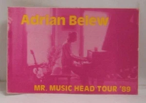 KING CRIMSON / ADRIAN BELEW - VINTAGE ORIGINAL CONCERT CLOTH BACKSTAGE PASS - Picture 1 of 1