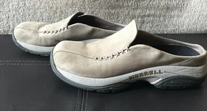Merrell Primo Seam Sand Nubuck Leather Slip On Mule Womens Size 8 Air Cushion - Picture 1 of 9