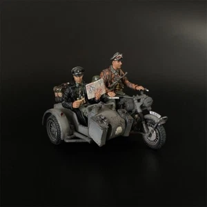 WAR PARK 1:30 WW2 GERMAN KU105 WAFFEN SS R75 MOTOTCYCLE WITH SIDECAR C - Picture 1 of 7