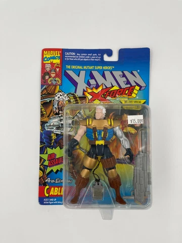 1994 ToyBiz Marvel X-Men X-Force Cable 4th Edition Sealed  Damaged Card Cover