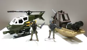 Chap Mei Soldier Force Battle Helicopter And Hovercraft Set With Soldiers - Picture 1 of 3