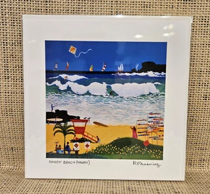 Hawaii Hawaiian " Sandstrand " Rosalie Prussing Oahu Print - Bild 1 von 2