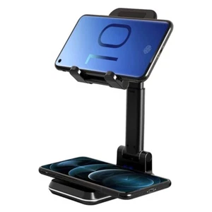 For Samsung Galaxy S22/Ultra/Plus - Fast Dual 10W Wireless Charger Foldable - Picture 1 of 7