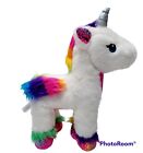 Build A Bear Magic Shimmer Unicorn  Stuffed Plush Rainbow Mane & Tail 12"