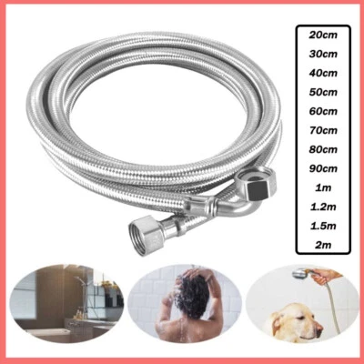 Brauseschlauch  Duschschlauch 20 bis 200cm Edelstahl Brausenschlauch Brause Bad - Bild 1 von 4