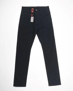 Pantalones de mezclilla Isaia Napoli $675 azul marino elástico algodón cómodo calce ajustado (46 IT) 30 EE. UU. - Imagen 1 de 7