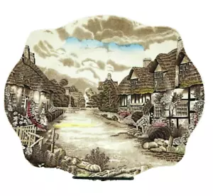 Plato de campo inglés antiguo Johnson Bros. - encanto vintage elegante - Imagen 1 de 6