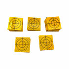 NEW 100PCS YELLOW REFLECTOR SHEET 40X40MM REFLECTIVE TARGET FOR TOTAL STATION