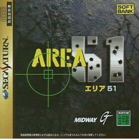Used Softbank 1995 Area 51 Sega Saturn SS Action / Adventure Japanese Retro Game