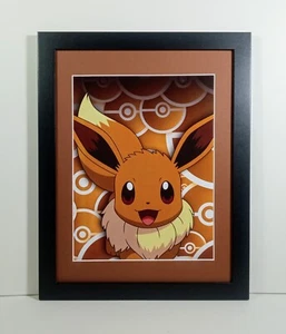 Eevee Display Gerahmtes Pokemon Foto Poster Passepartout - Bild 1 von 4