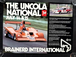 vintage 1979 SCCA 7-UP Nationals Race CAR racing poster Brainerd Datsun Z 280ZX - Picture 1 of 10
