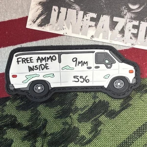 Free Ammo Inside Moral Tactical Hook And Loop Patch High Quality Rubber 3d - Picture 1 of 5