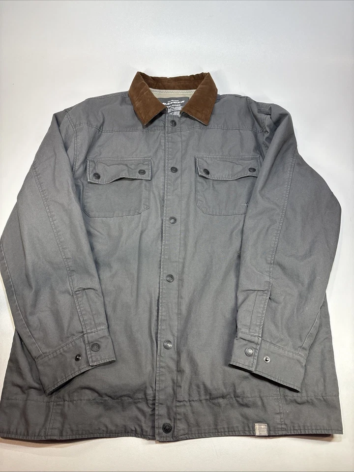 Canvas Chore Coat Mens 2XL Barn Farm Cowboy Polaris Ranger Jacket Lined - Image 1 of 4