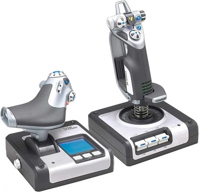 Logitech G Saitek X52 Flight Control System, Controller and Joystick Simulator - Image 1 of 4