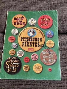1971 WORLD SERIES Program (scored) - PITTSBURGH PIRATES vs BALTIMORE ORIOLES  - Picture 1 of 5