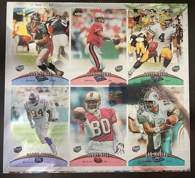 Randy Moss RC 1998 Topps Finest Jumbo sin cortar Pro Bowl Promo (enmarcado) Foto 1 de 4