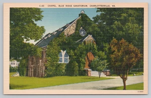 Charlottesville VA Chapel at the Blue Ridge Sanatorium Virginia Postcard - Picture 1 of 4