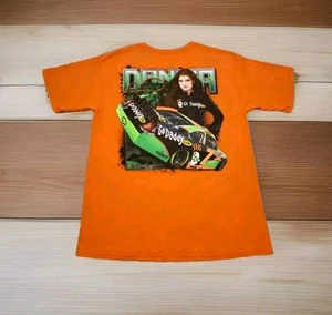 T-shirt Danica Patrick #7 Nascar Chase Authentics Go Daddy arancione DS taglia Large - Foto 1 di 14