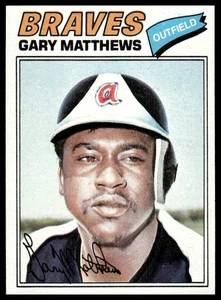 1977 Topps #194 Gary Matthews MINT Atlanta Braves - Picture 1 of 2