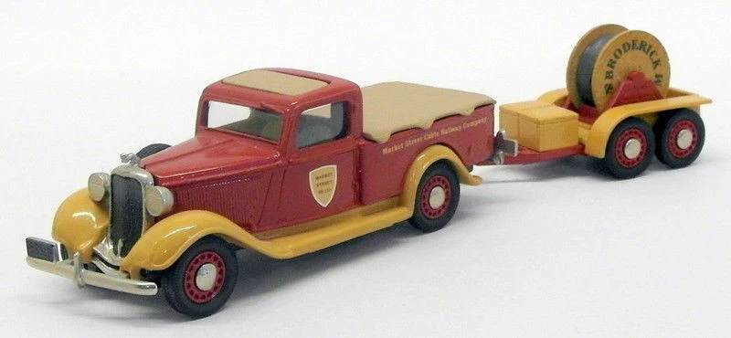 Camión de servicio y remolque Dodge Brooklin escala 1/43 BRK16X - 1935 con cable pick-up Foto 1 de 3