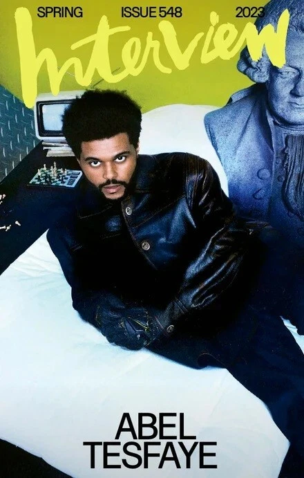 INTERVIEW MAGAZINE - SPRING 2023 -ABEL TESFAYE (THE WEEKND) - free US shipping - Image 1 of 1