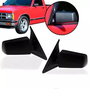Mirrors Set Textured Black For 1982-1994 Chevrolet S10 GMC S15 Jimmy Sonoma - Picture 1 of 6