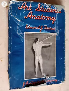 1944 2NDed/1STim ART STUDENTS ANATOMY EDMOND FARRIS HC/HARDCOVER/DJ BOOK - Picture 1 of 9
