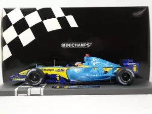 Renault R25 Fernando Alonso British GP 2nd 2005 1/18 Minichamps Model Car - Picture 1 of 3