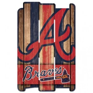 Atlanta Braves MLB 17" x 11" Wood Decorative Indoor Sign Wincraft - Picture 1 of 1