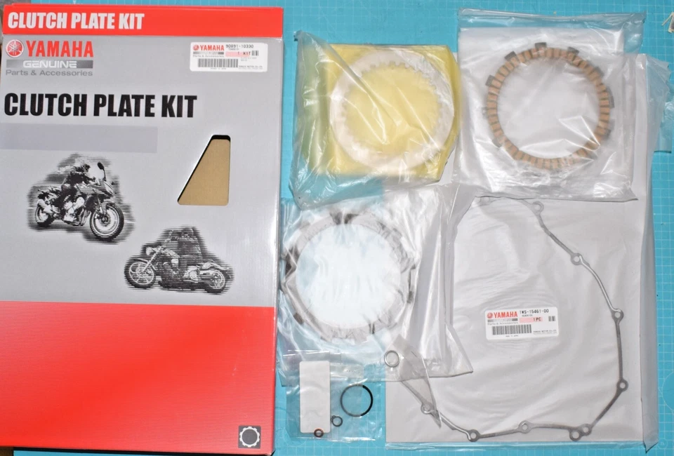 1 kit de disques d'embrayage + joint d'origine YAMAHA MT07 de 2014/2024 neuf - Imagen 1 de 1