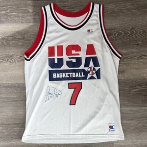 LARRY BIRD 1992 Dream Team USA Signed Auto Jersey JSA Certified Champion - Picture 1 of 5