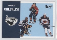 2000-01 Upper Deck Vintage Atlanta Thrashers Checklist Team #23