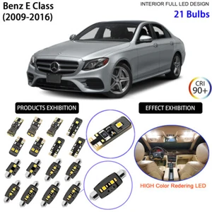 LED Interior Light Kit for Mercedes E Class W212 White Light Bulbs Error Free - Bild 1 von 9
