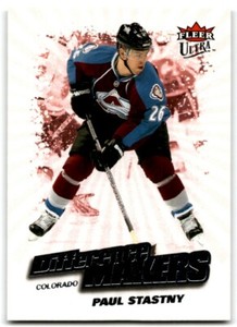 2008-09 Fleer Ultra Difference Makers #4 Paul Stasny Colorado Avalanche