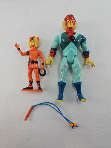 Vintage 1985 Thundercats Tygra Action Figure LJN w/ Whip Tigra + WilyKat Cover