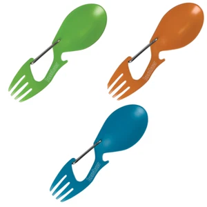 Kershaw Ration Orange Fork Spoon Spork Camping Travel Pocket Eating Tool  - Picture 1 of 7