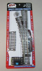 Atlas #540 HO Code 83 Neusilberschiene links ferngesteuert - Modelleisenbahn Gleis - Bild 1 von 4